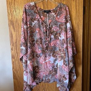 Sheer poncho